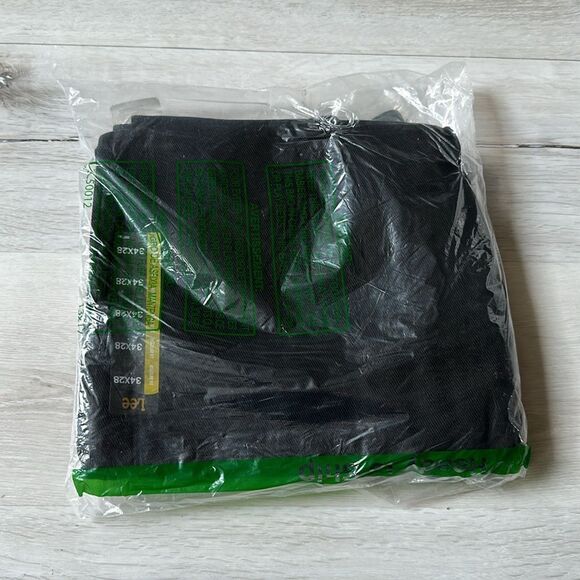 LEE REGULAR FIT STRAIGHT LEG JEAN:DOUBLE BLACK 34x29 NWT IN PKG - Picture 9 of 9